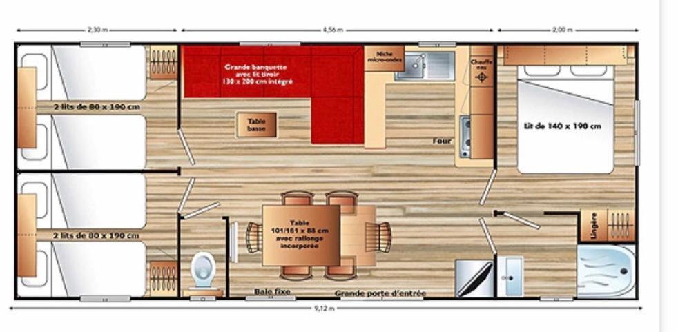 Mobilhome 6 Ca36 Vias Ngoại thất bức ảnh